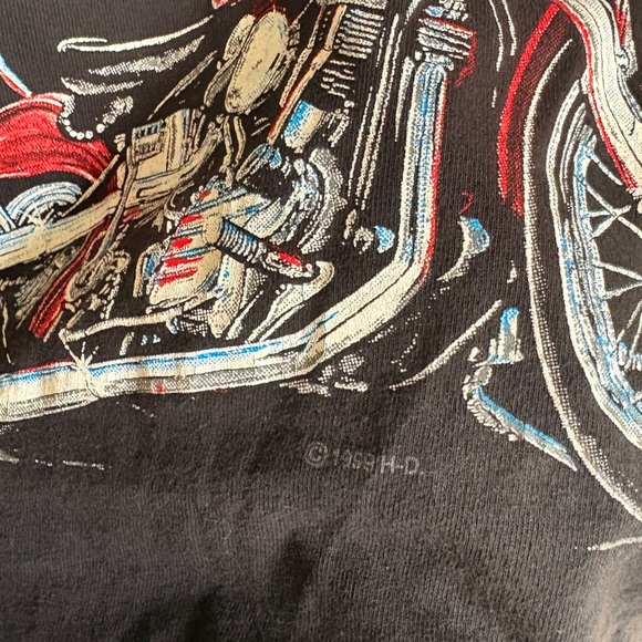 Vintage HAR’EY DAVIDSON Polar Bear Canads 1999 Tank Top Pirates XL - Picture 3 of 6